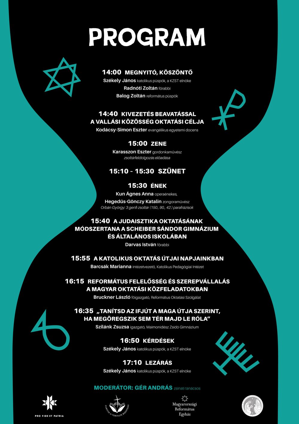 Hagyományból épített jövő – Tradíciók, hagyomány átadása a zsidó–keresztény oktatásban konferencia