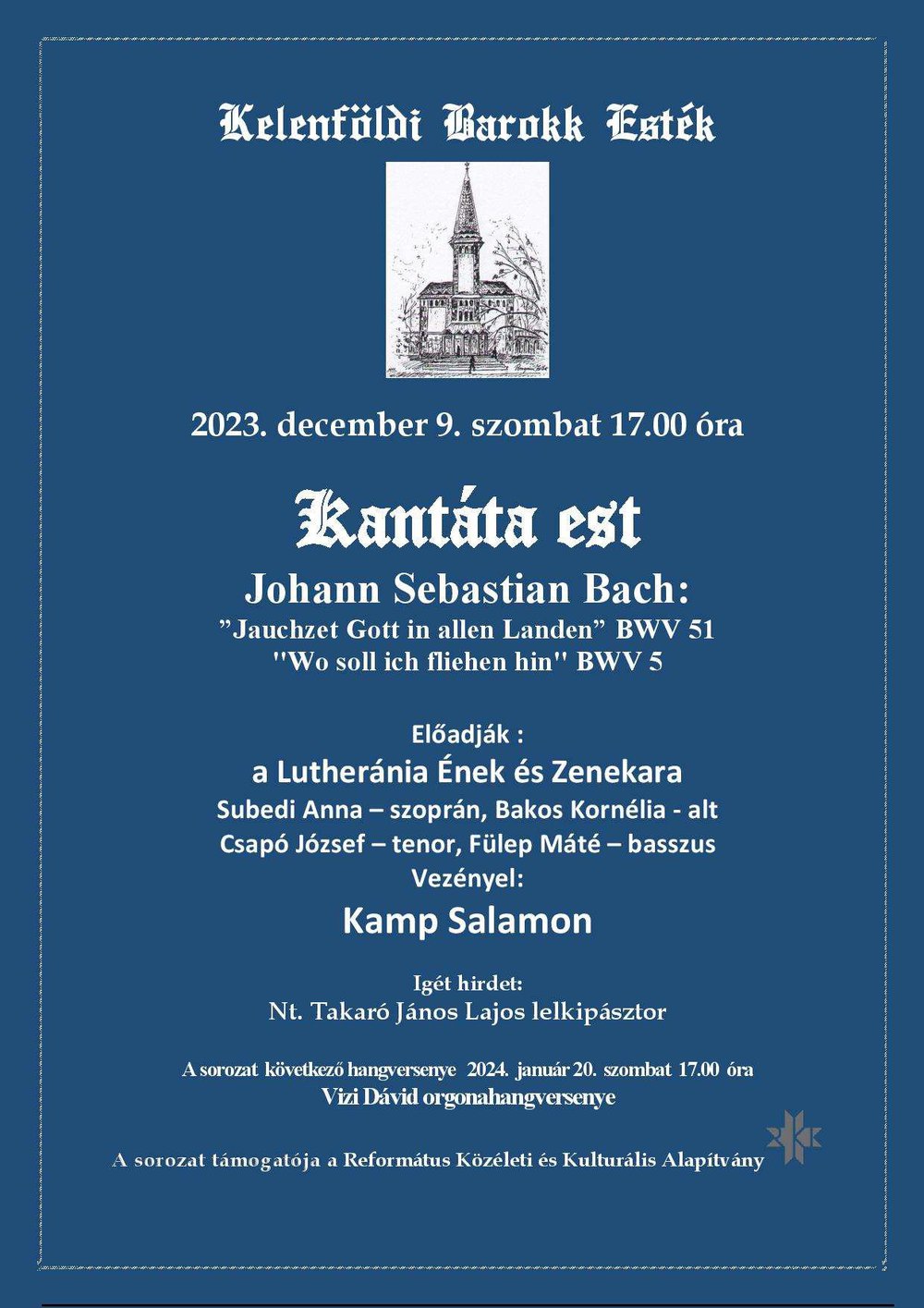 Kelenföldi Barokk Esték – Kantáta est