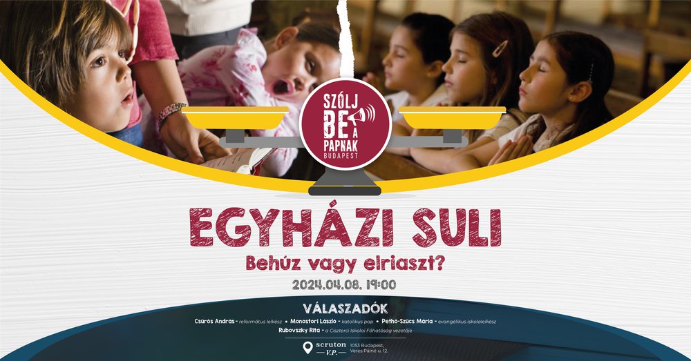 Szólj be a papnak - április nyolcadikán is!